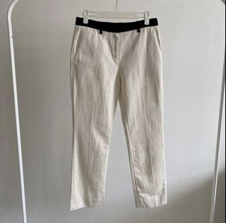 GAP Linen Tailored Crop Ankle Pants