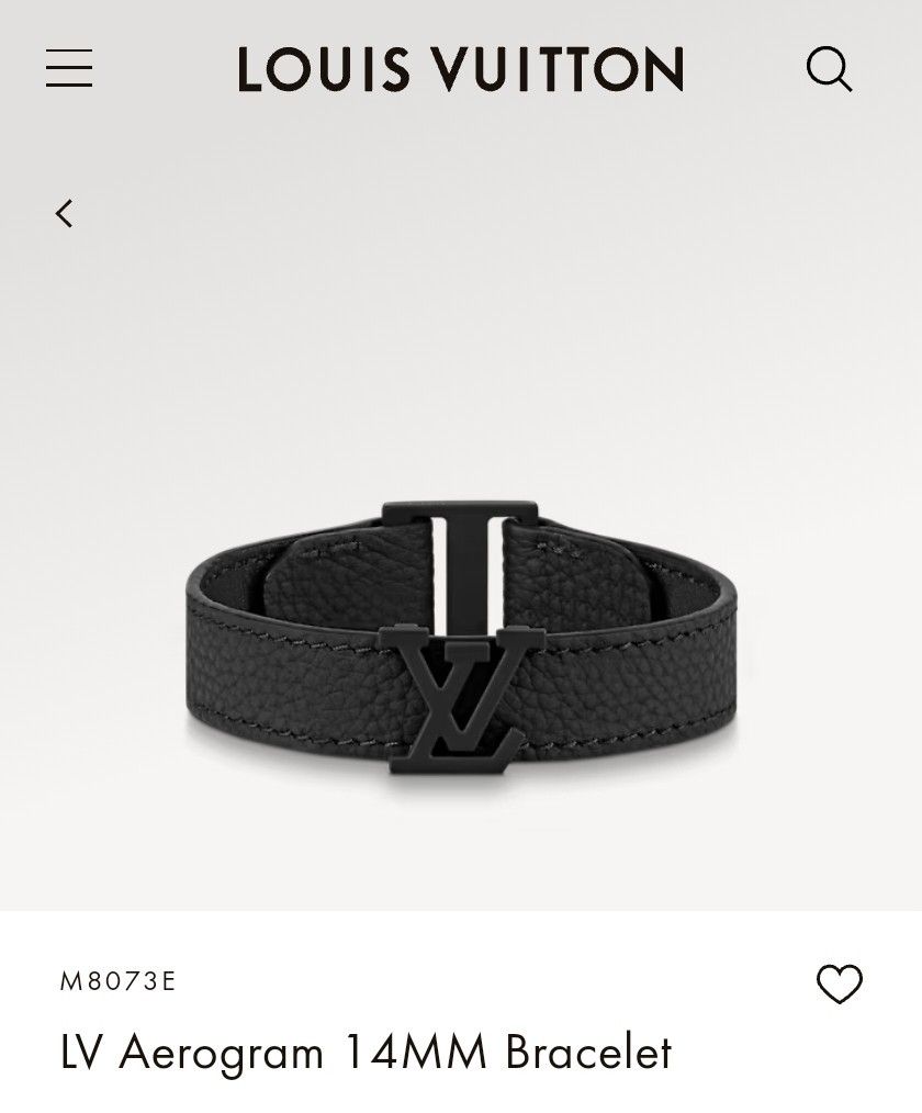 Louis Vuitton LV Aerogram Bracelet