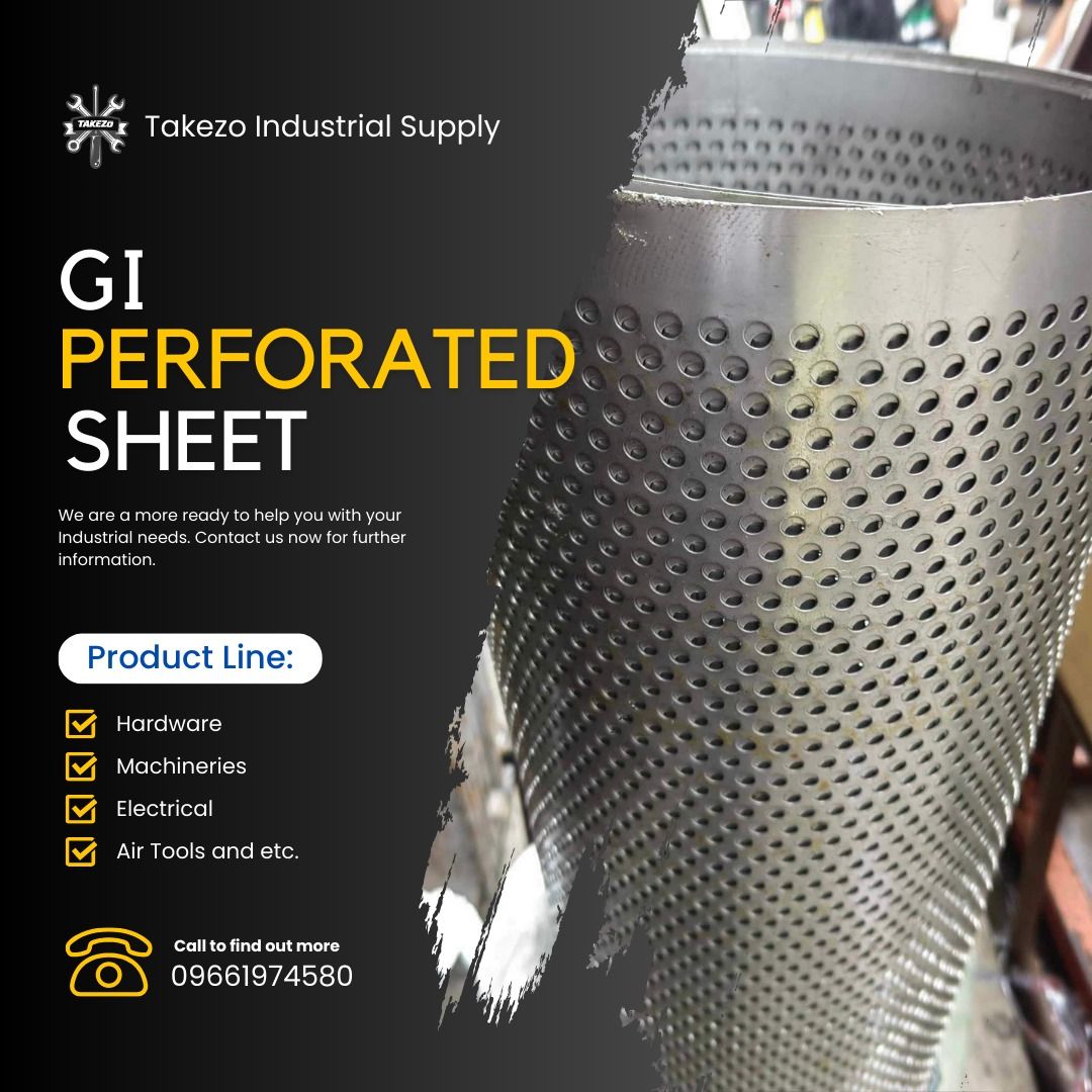 GI PERFORATED SHEET, Commercial & Industrial, Industrial Equipment on