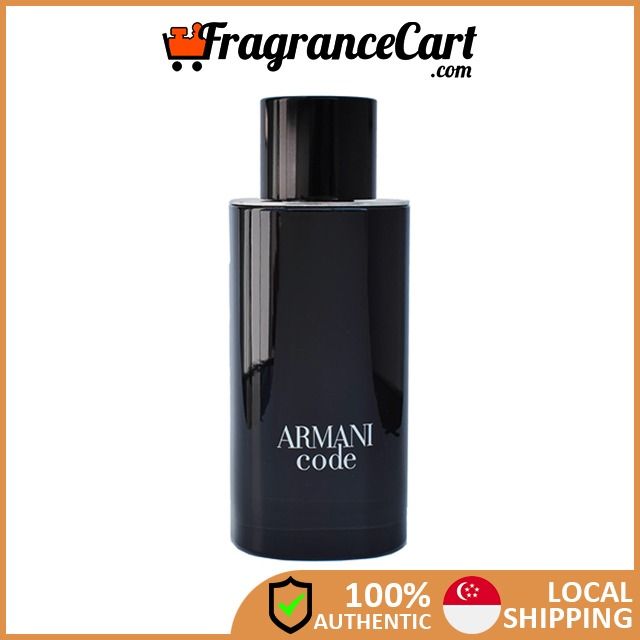 Giorgio Armani Code Eau De Toilette EDT for Men 125ml Tester Brand New 100 Authentic Perfume FragranceCart Black Woody Aromatic