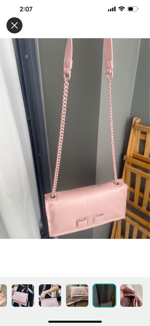 Pink Ribbon Cross Tied Gothic Style Handbags Purse Bags Shoulder Underarm  Bags | eBay