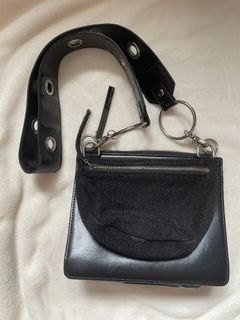 Gothic rock punk jirai harajuku black bag by Ray Beams