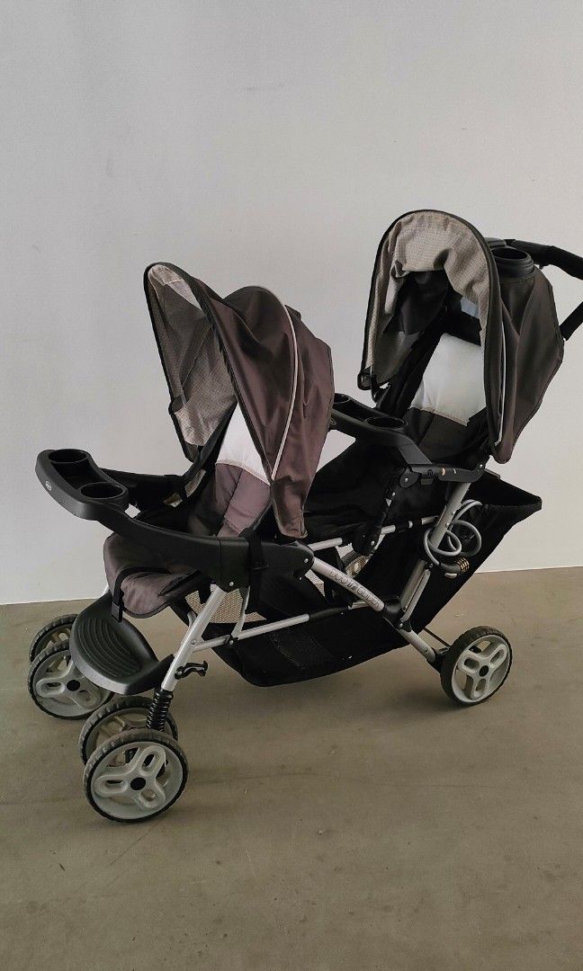 Graco Duo Glider Twin Baby Stroller Babies Kids Going Out