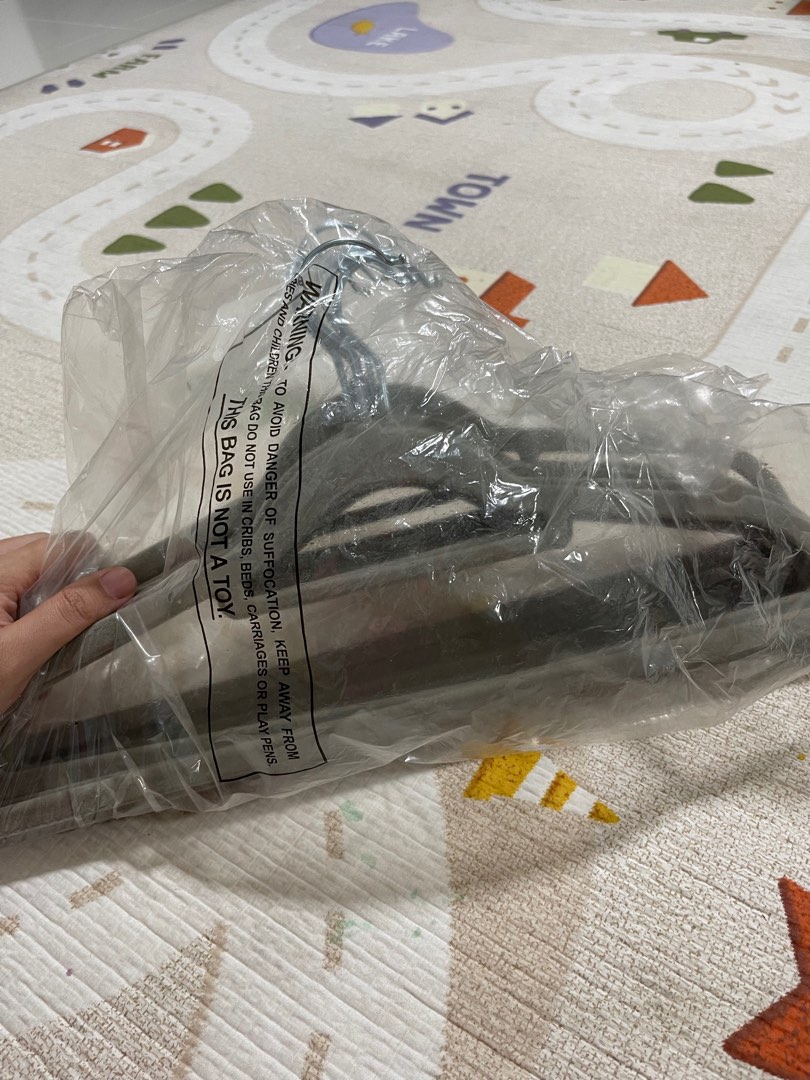 Grey Suede Hangers 1 set of 10, Furniture & Home Living, Home