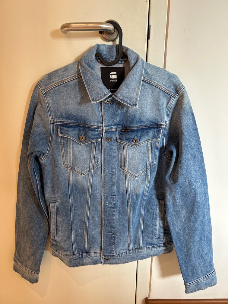 G Star Raw Denim Jacket Men s Fashion Coats Jackets and