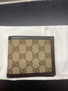 Shop GOYARD Monogram Calfskin Leather Folding Wallet Logo by L/UCK