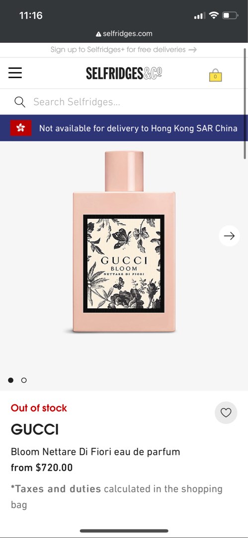 Gucci bloom selfridges new arrivals