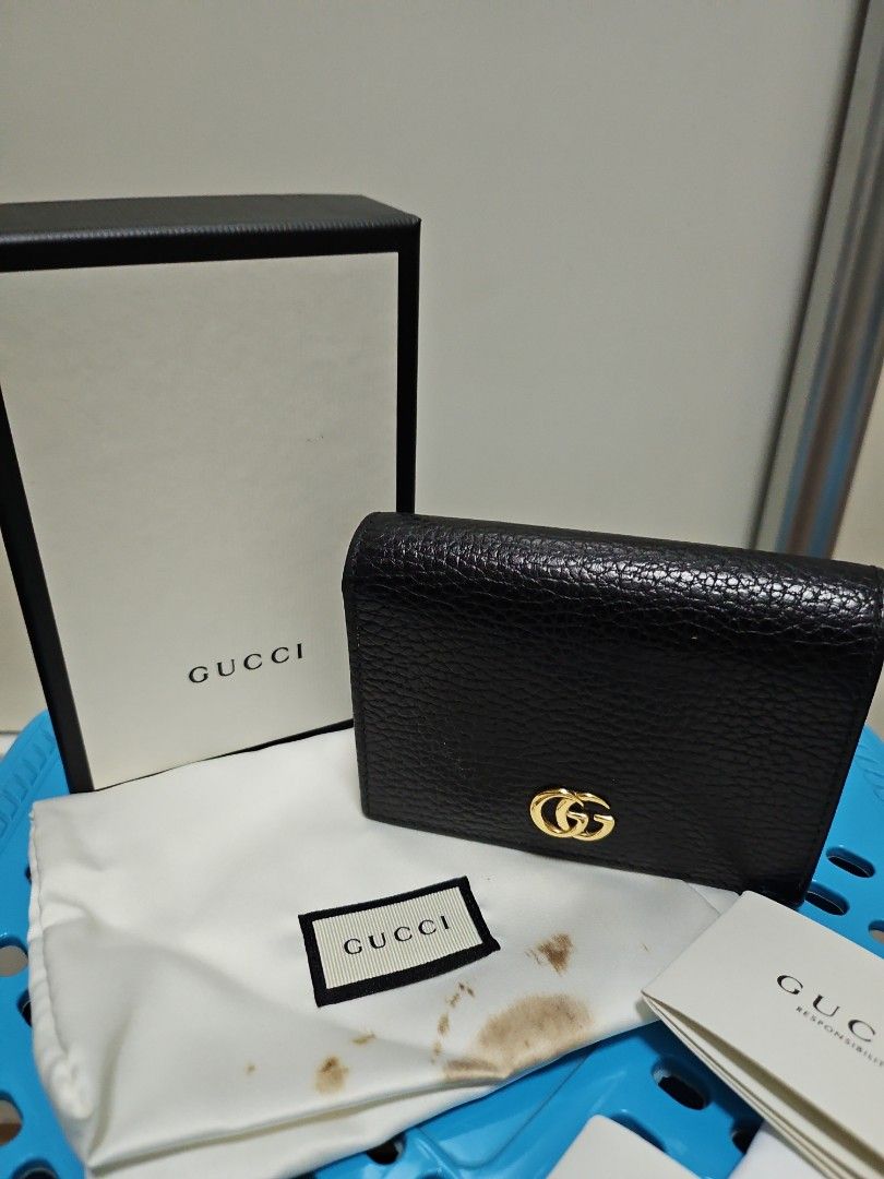 Gg marmont hot sale leather wallet price