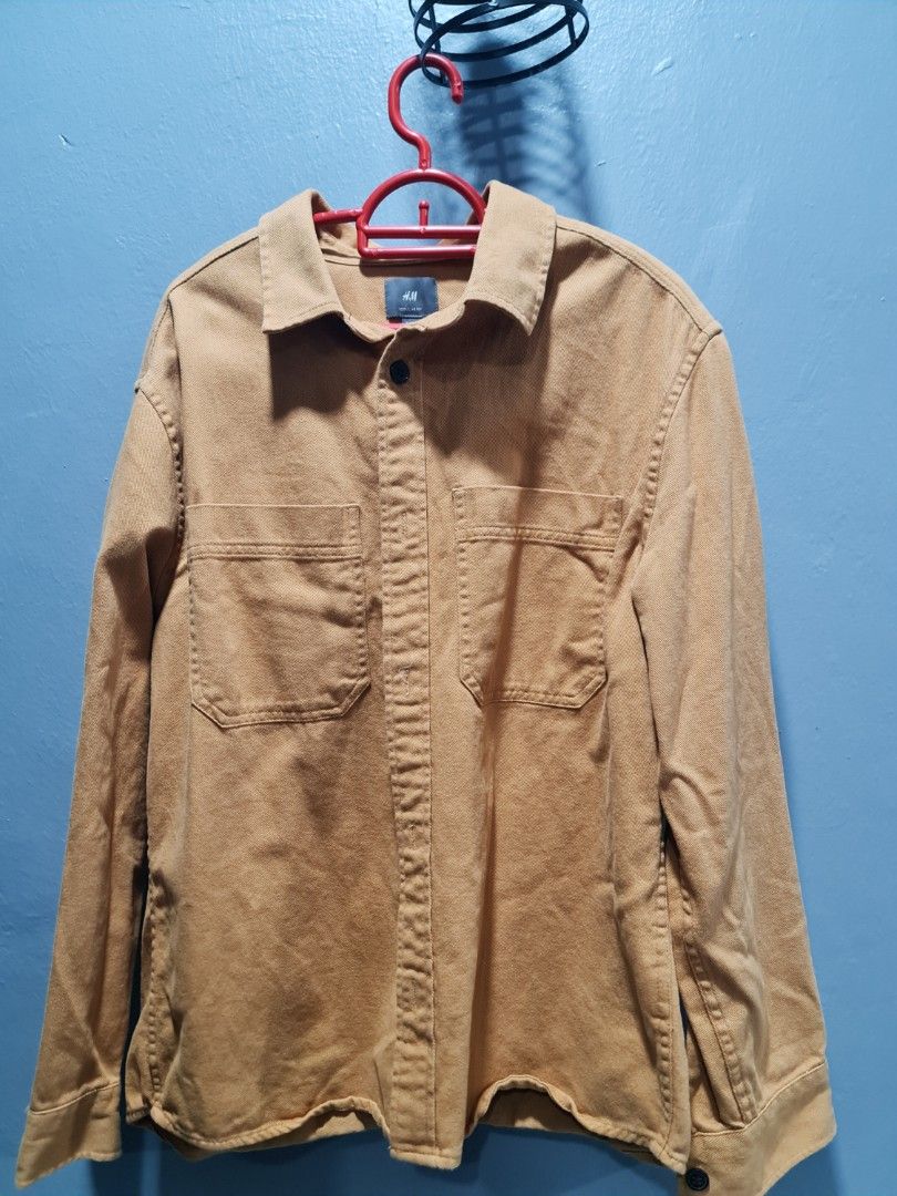 H and m brown jacket top