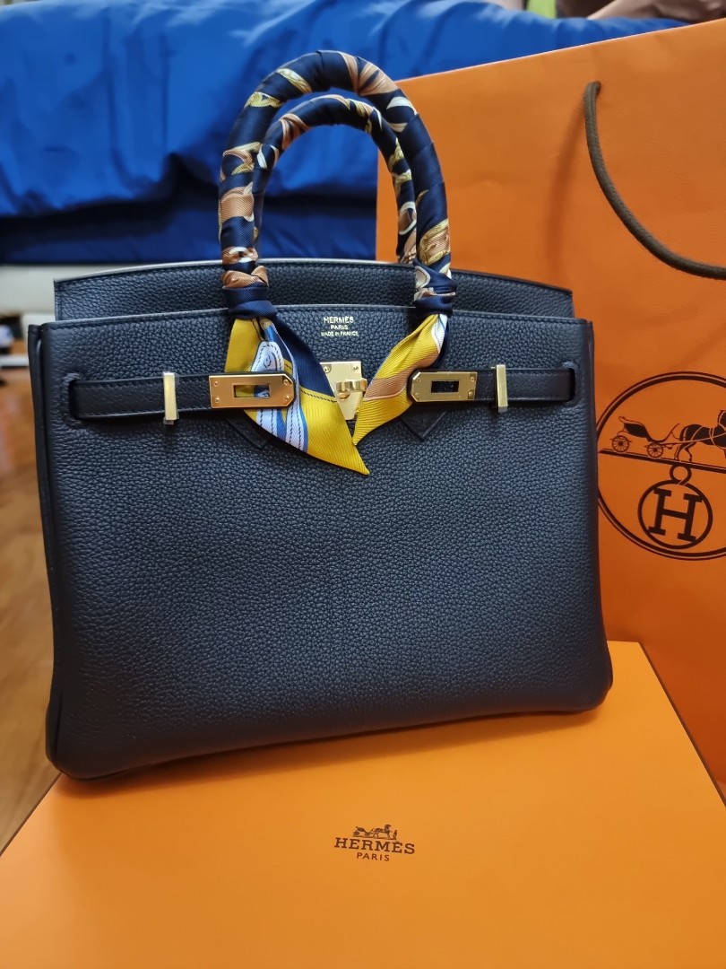 Hermes kelly 25 blue zanzibar epsom sellier ghw, Luxury, Bags & Wallets on  Carousell
