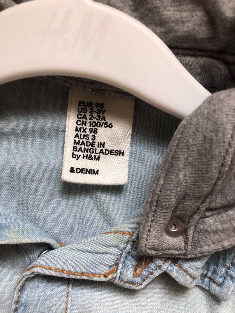 H and m kids denim jacket on sale