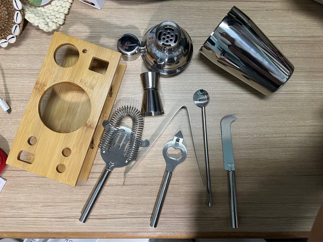 Home Cocktail Mixing Kit (8pc Set) - Brand New, TV & Home Appliances ...