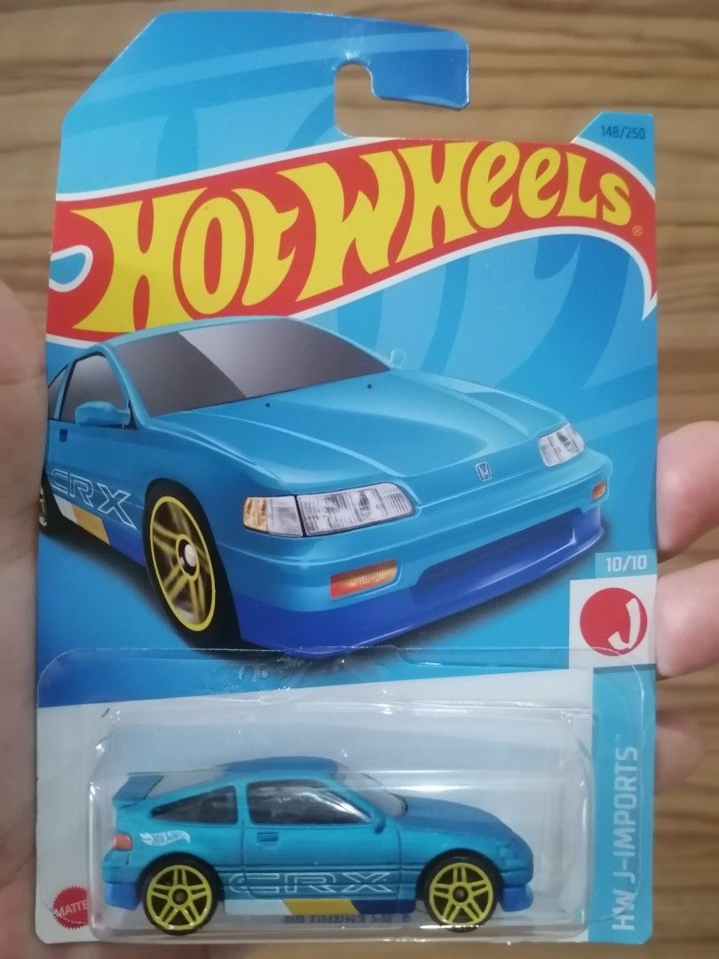 Hot Wheels 2023 HW J Imports 88 Honda CR X Matte Light Blue