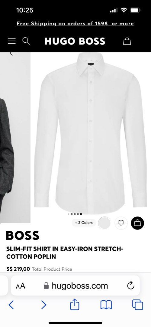 hugo white shirt