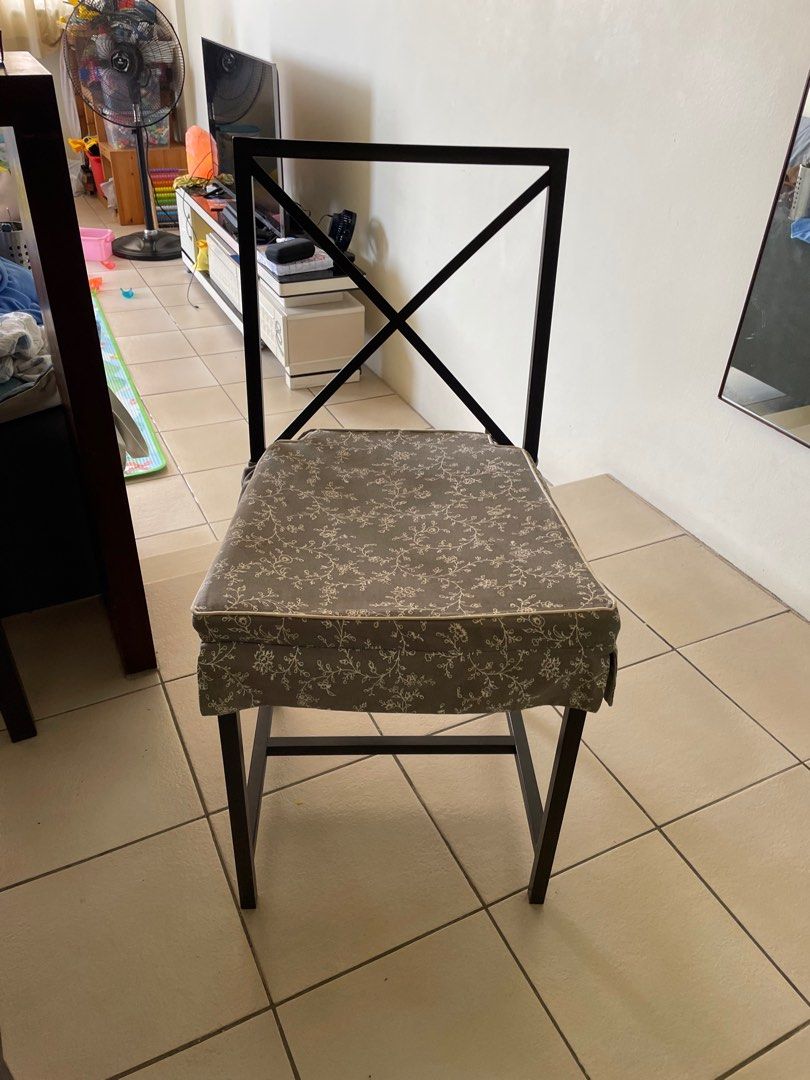 IKEA glass top Dining table letting go , Furniture & Home Living