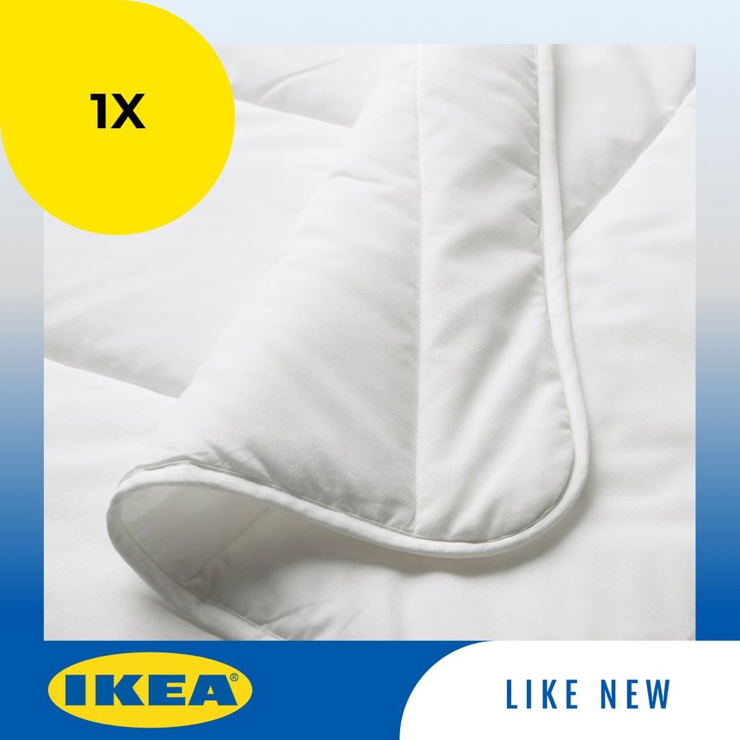 Ikea len crib comforter top