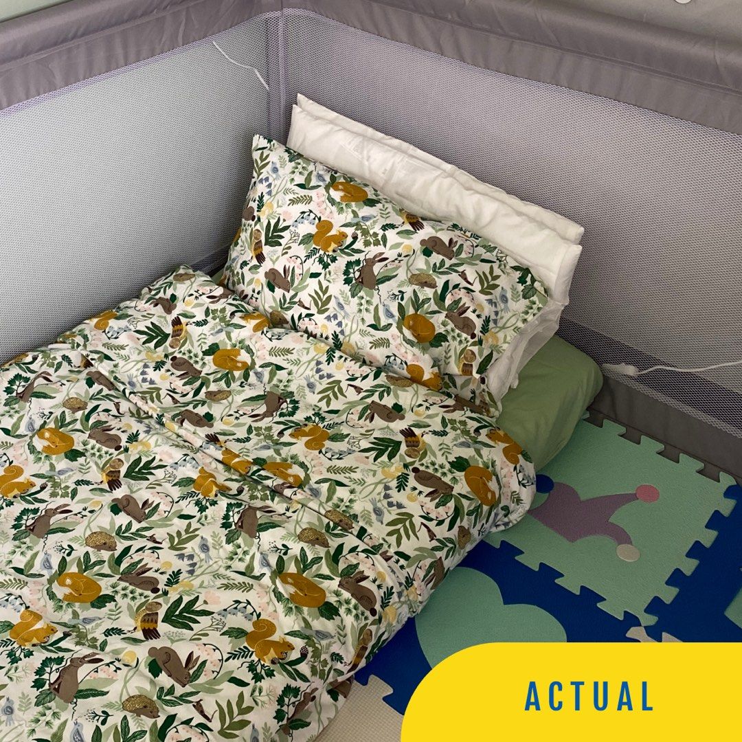 Ikea len online crib comforter