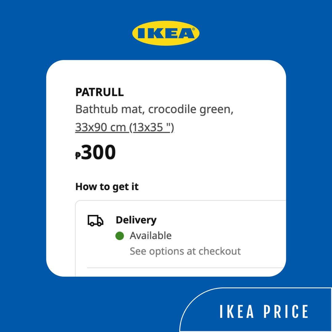 IKEA Patrull Crocodile Bathtub Mat on Carousell