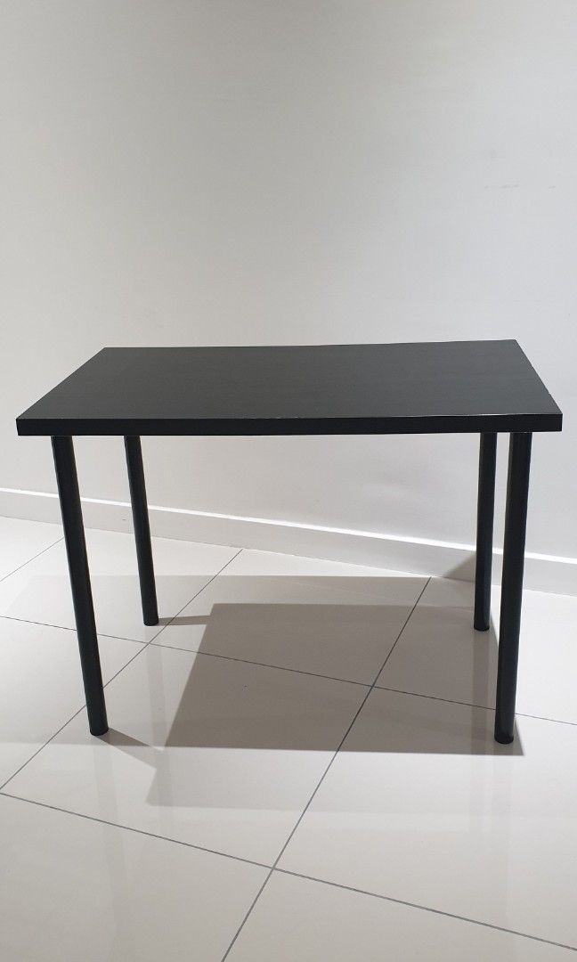 IKEA Study table Black, Furniture & Home Living, Furniture, Tables