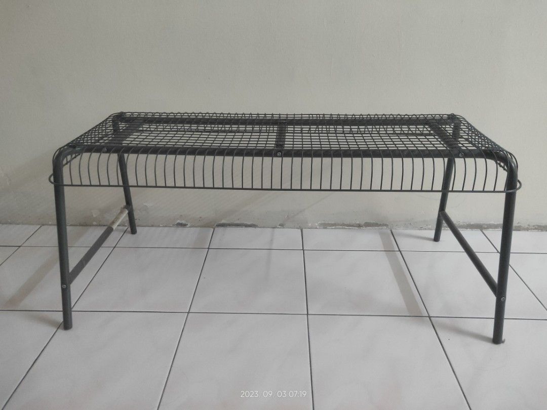 Ikea metal bench deals