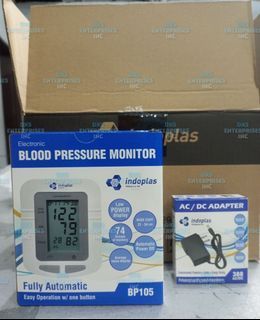 INDOPLAS DIGITAL BP MONITOR WITH AC/DC ADAPTER- BRAND NEW (MANY STOCKS AVAILABLE)