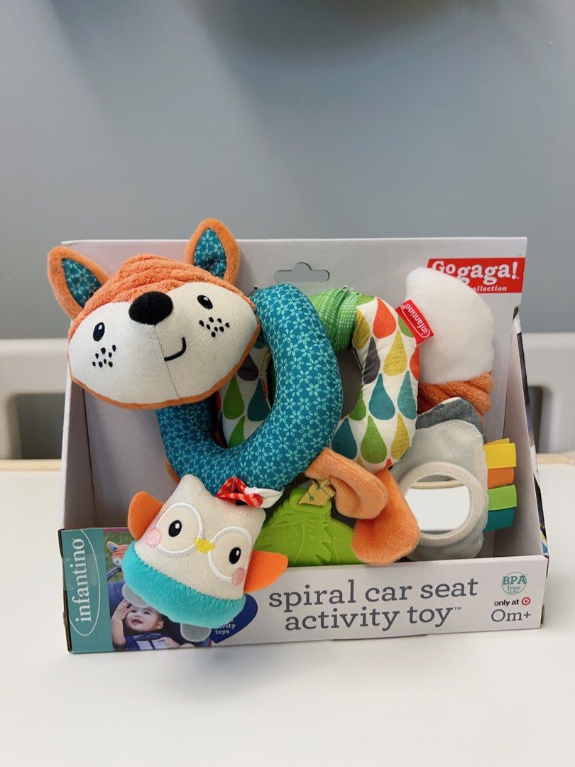 Infantino spiral activity toy fox top