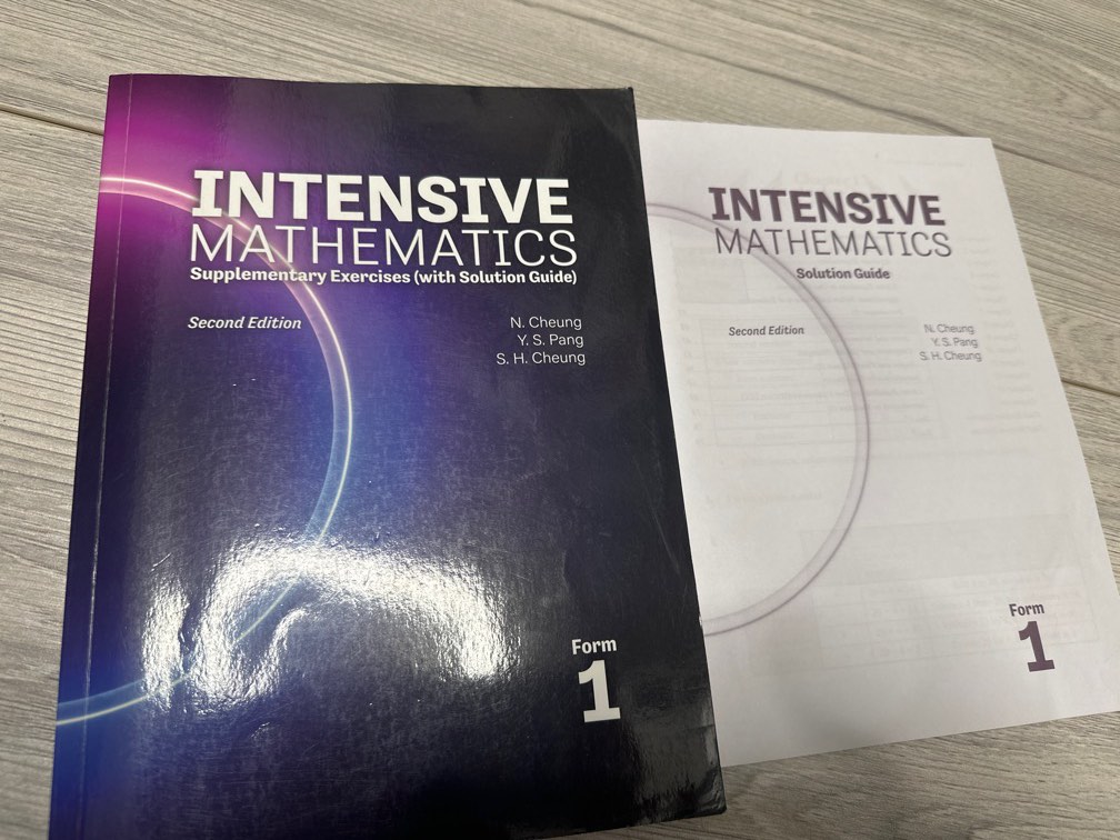 intensive mathematics 1 連答案, 興趣及遊戲, 書本 & 文具, 教科書 - Carousell