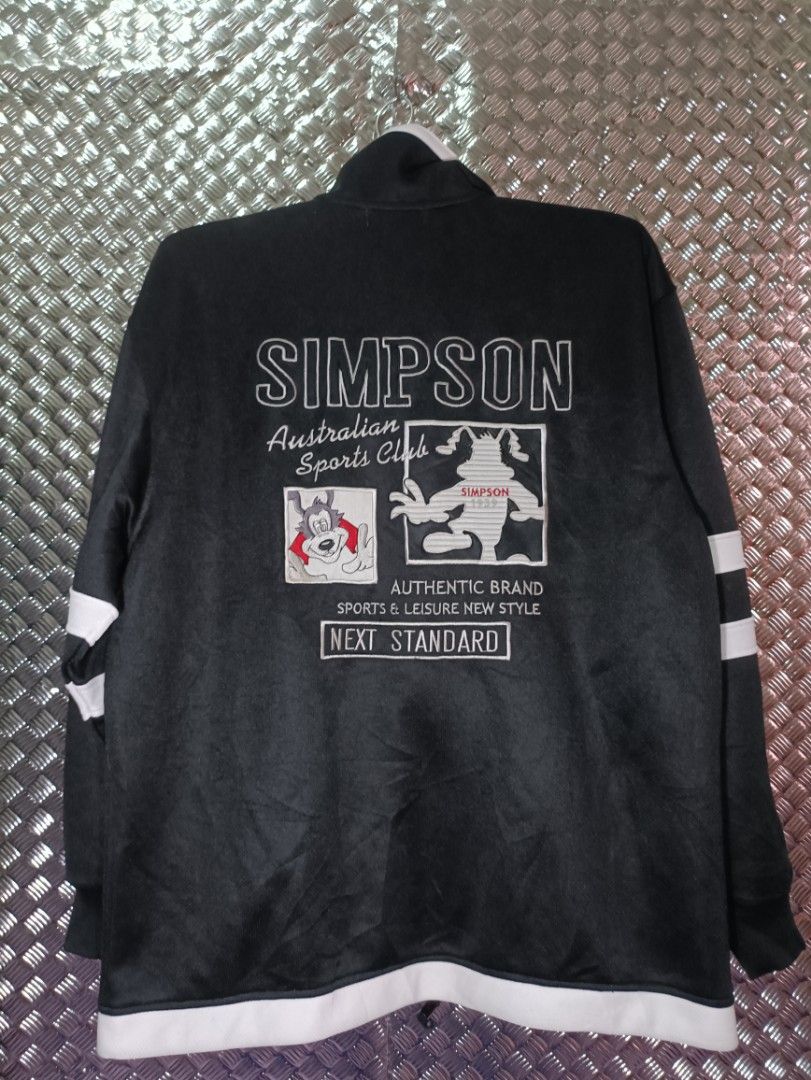 Jacket Simpson (Category: Coats, Jackets and Outerwear) located in Petaling Jaya. Submitted by tuankoko_ (Listing ID 1252506060, Image 2). Description: Jacket Simpson Pit: 22.5 Labuh: 26.5 Item padu💯🔥 Trusted 💯 Dekat self pickup, Jauh kita post ✔️ post +Rm10🇲🇾.