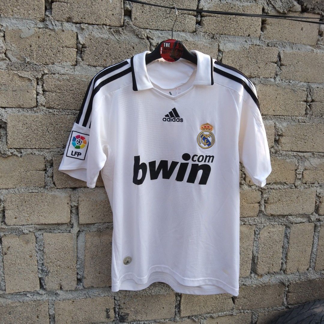 JERSEY BOLA HOME REAL MADRID 2008-2009 CRISTIANO RONALDO 9 #cr9 #cr7 ...