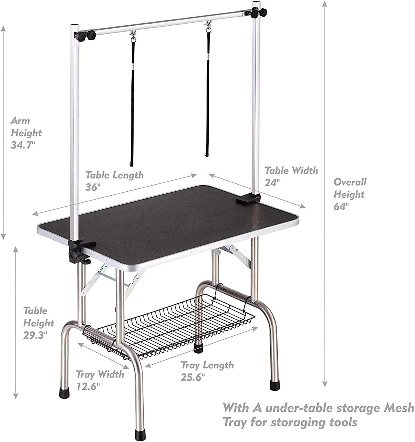 Portable pet grooming table hot sale