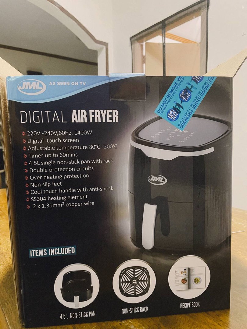 JML Digital Air Fryer, TV & Home Appliances, Kitchen Appliances, Other Kitchen Appliances on