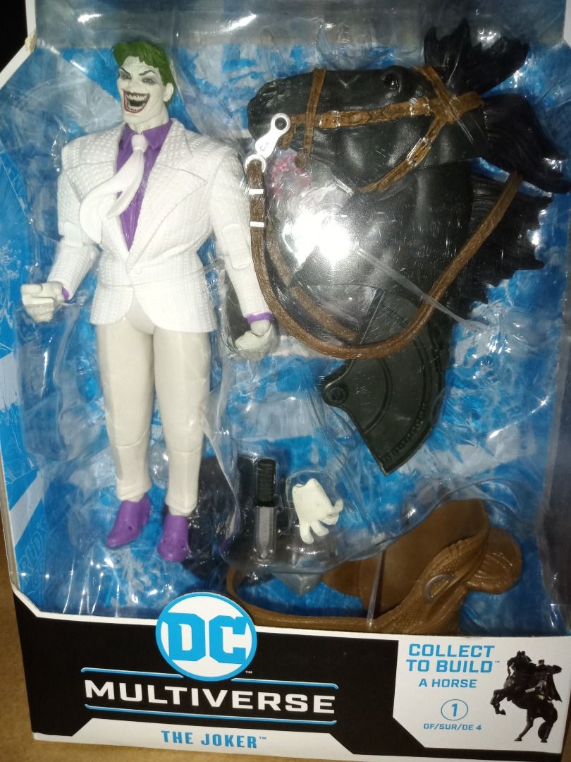Joker (The Dark Knight Returns | Horse BAF | McFarlane DC Multiverse) (Category: Figurines & Statues) located in Iloilo. Submitted by wintersc09 (Listing ID 1252575720, Image 2). Description: FOR SALE: McFarlane DC Multiverse Joker action figure (The Dark Knight Returns wave with Horse BAF part) Price: 1,300.00 - 7-inch action figure - In good condition - Complete accessories Preferably meetup in Iloilo City para no scamming worries but open for 