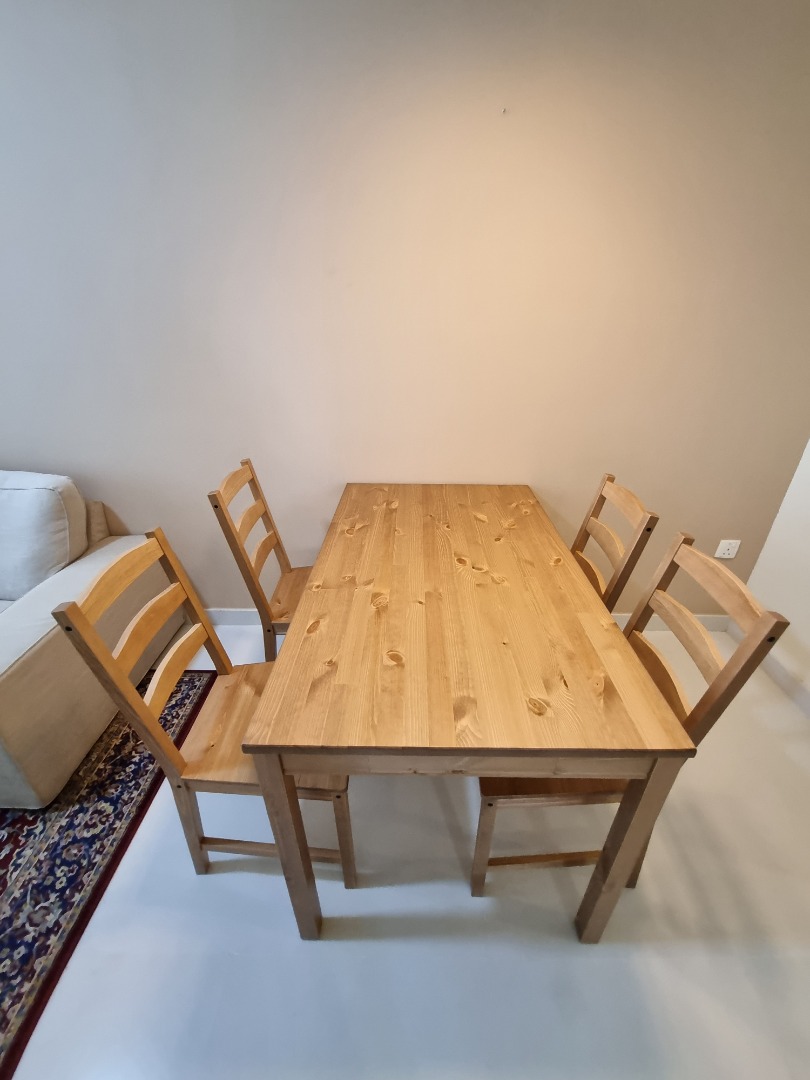 Jokkmokk table and 4 chairs best sale