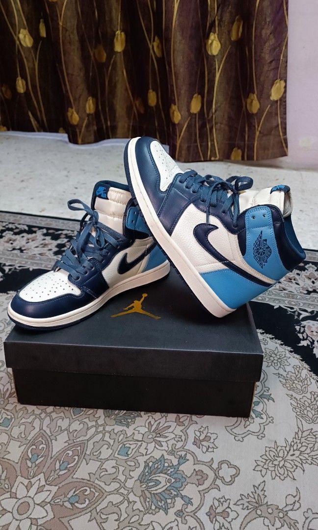 Jordan 1 retro high obsidian 1s original Men s Fashion