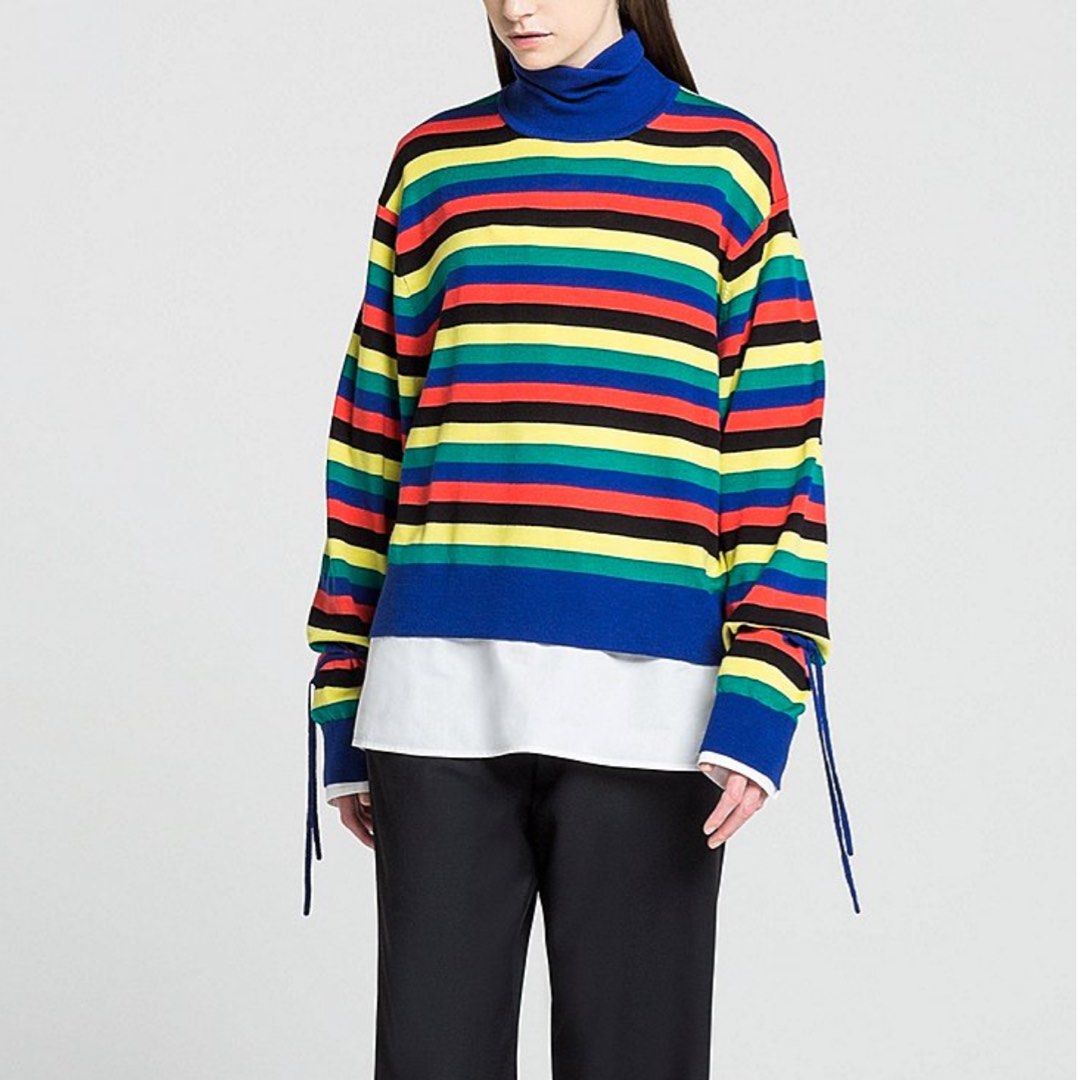 JW ANDERSON X UNIQLO Striped Turtleneck Sweater