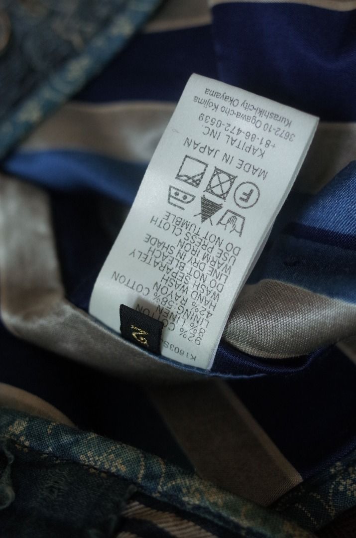 Kapital Kountry boro Vest 馬甲藍染天然染古布古道具/ nigel lee