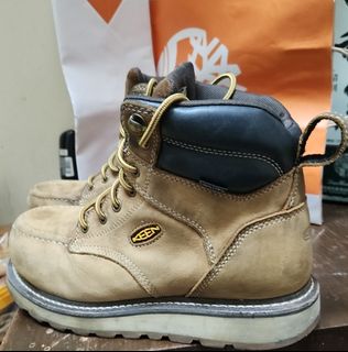 Mens keen work clearance boots on sale