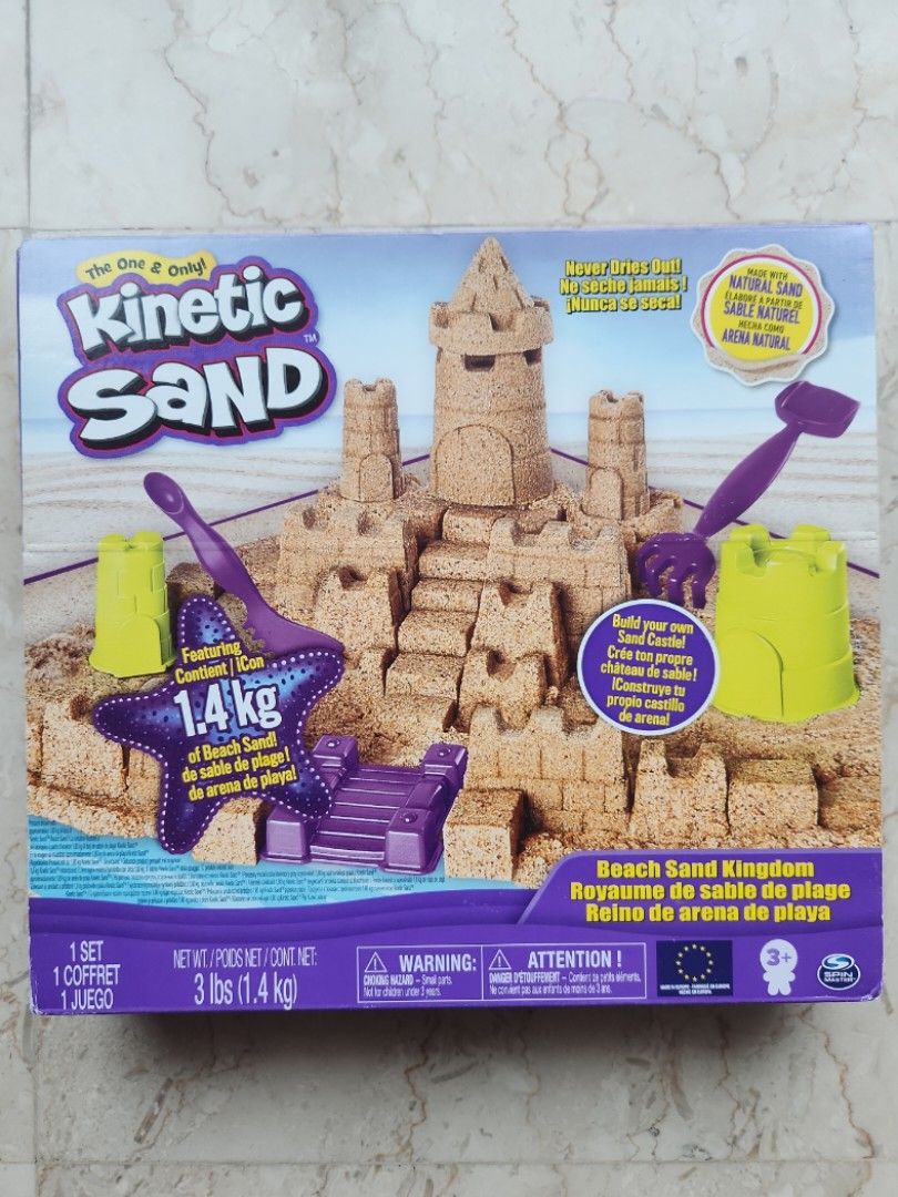 Kinetic sand shop beach sand kingdom