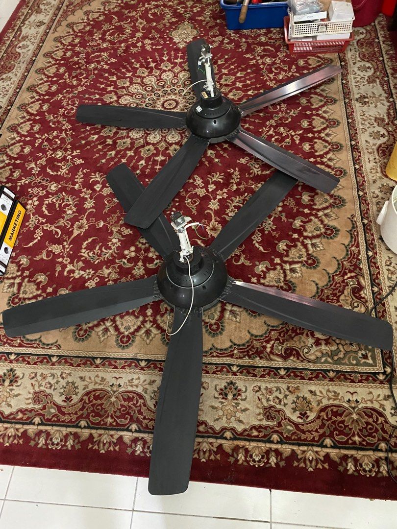 Kipas Siling Panasonic 5 Bilah Fan, Furniture & Home Living, Lighting