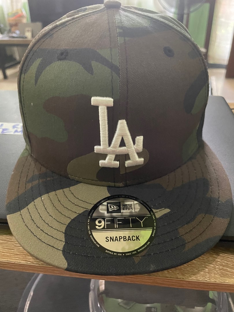 LA Dodgers New Era Camouflage Snapback Hat, Men's Fashion, Watches
