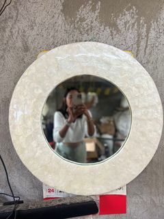 Laminated Capiz Mirror 25inch