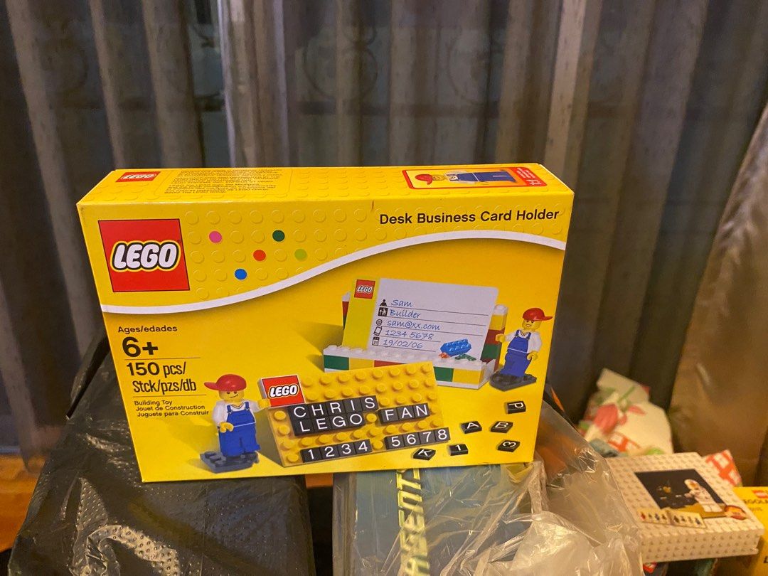 Lego desk business card holder Hobbies Toys Toys Games on