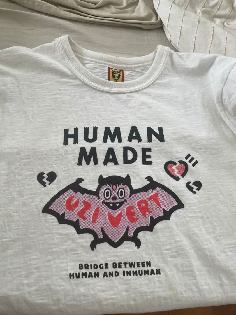 Human Made Uzi Made bat bridge between human and inhuman shirt