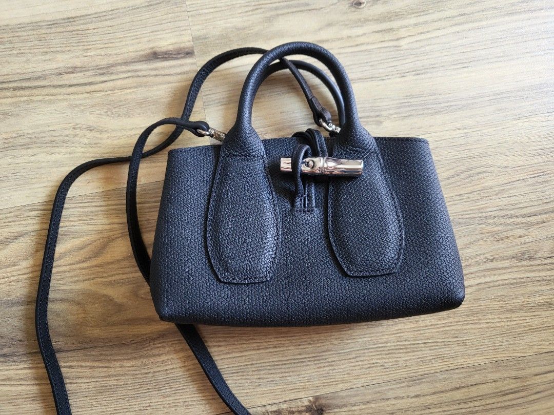 Longchamp Roseau Medium Top Handle Bag In Brown