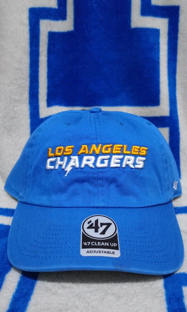 Los Angeles Chargers NFL '47 Brand Carhartt Mens Brown Clean Up Adjustable  Hat