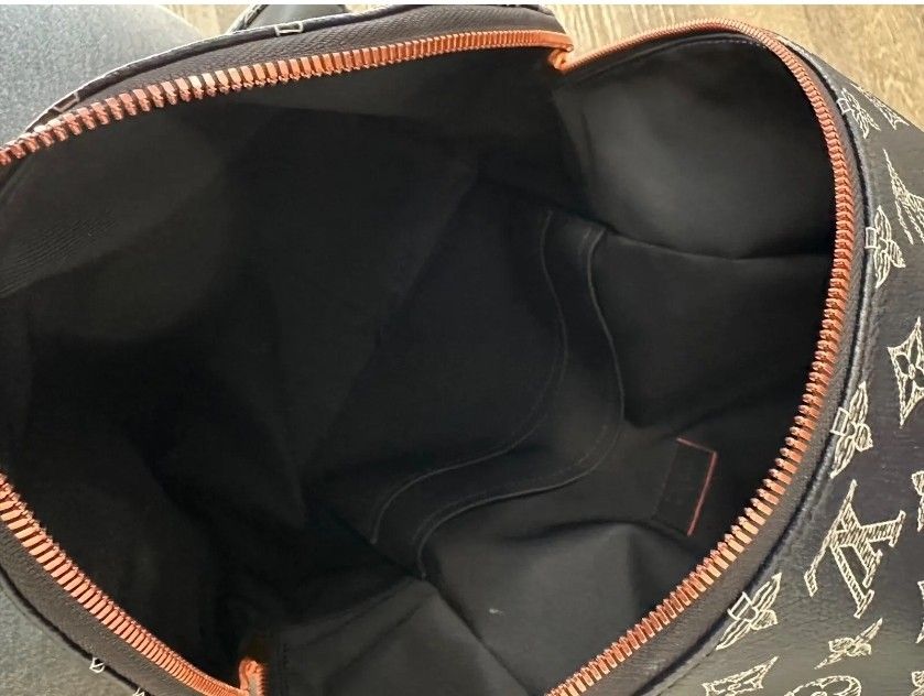 Louis Vuitton LV Upside down Apollo backpack Blue Cloth ref.989019