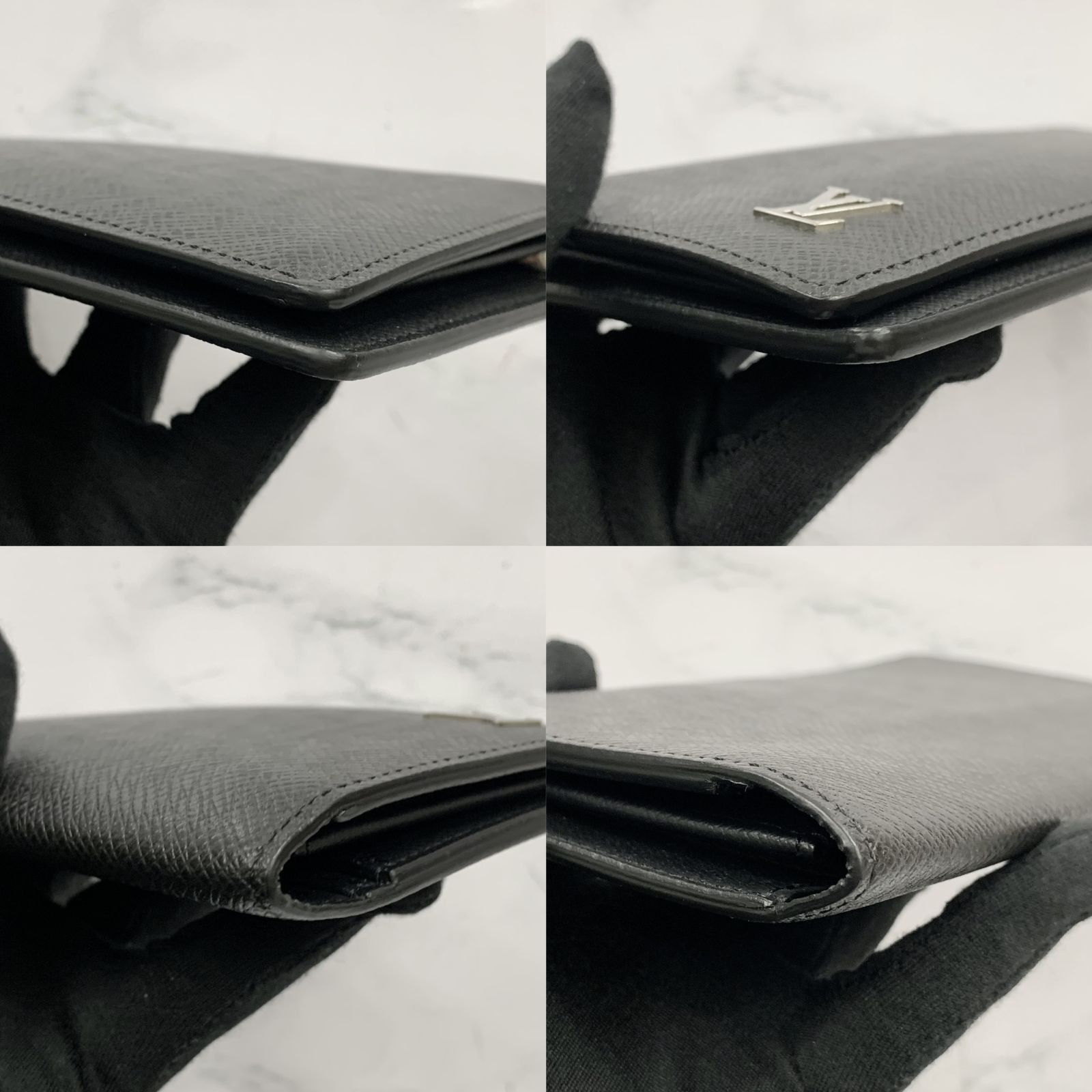Louis Vuitton M30285 Brazza Wallet , Black, One Size