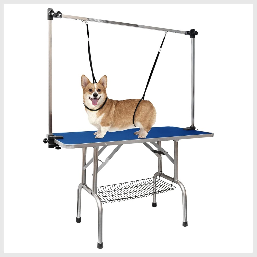 Image showcasing LOVMOR 36 Inch Dog Grooming Table,Adjustable Home Pet Grooming Tables ...