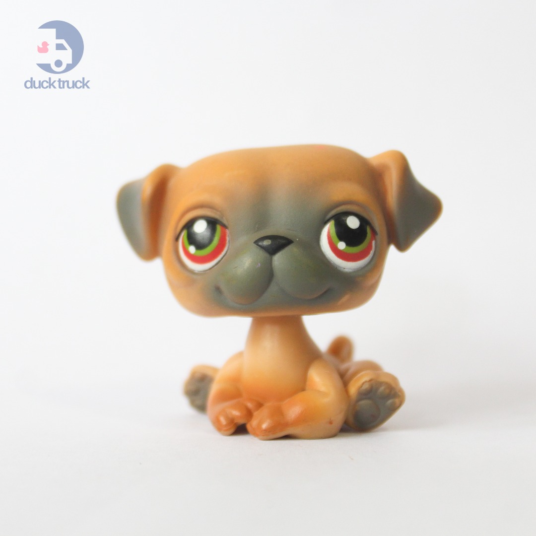 LPS Littlest Pet Shop RARE #2 Brown Pug Hasbro, Hobbies & Toys, Toys ...