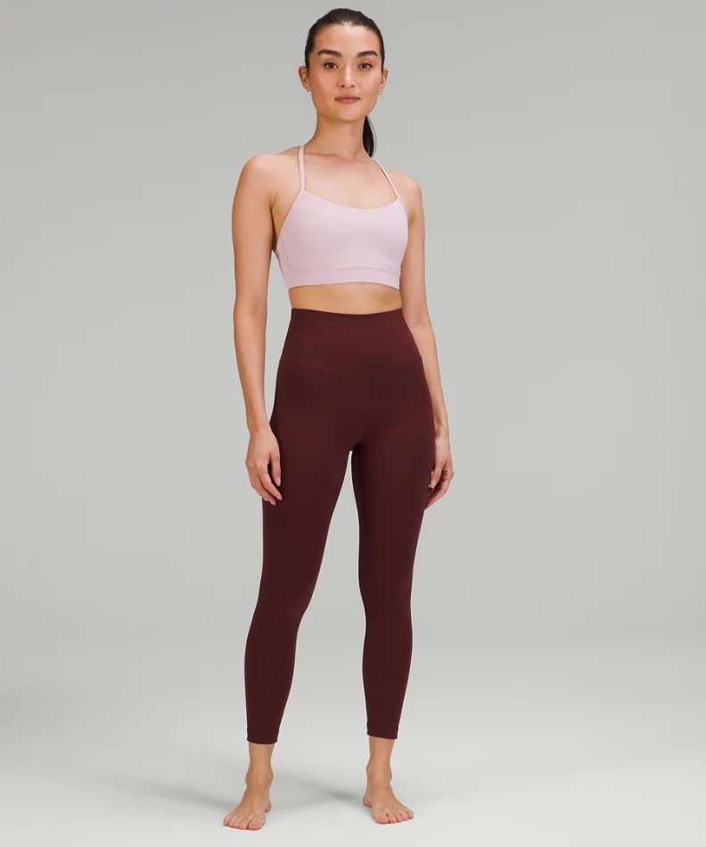 BNWT Lululemon Align HR Crop Leggings 21 Size 4 Love Red, Women's Fashion,  Activewear on Carousell